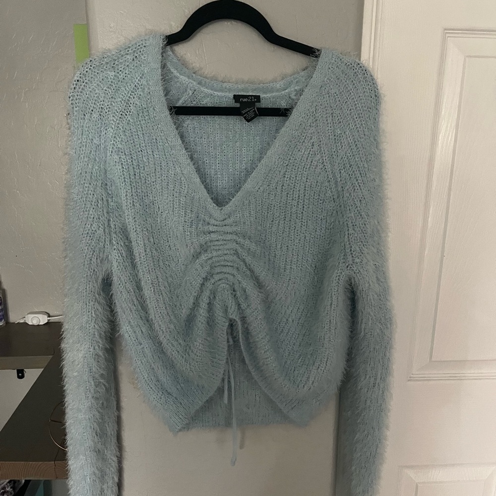 Blue sweater